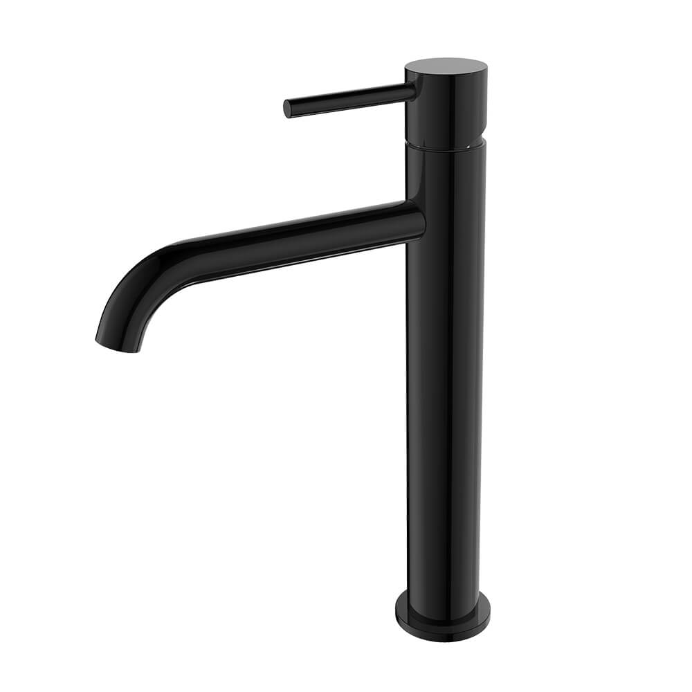 Regn hoge wastafelmengkraan met coldstart, Gun metal black