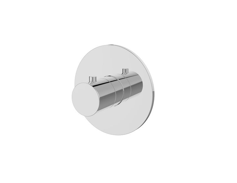 Regn losse inbouwthermostaat, chroom