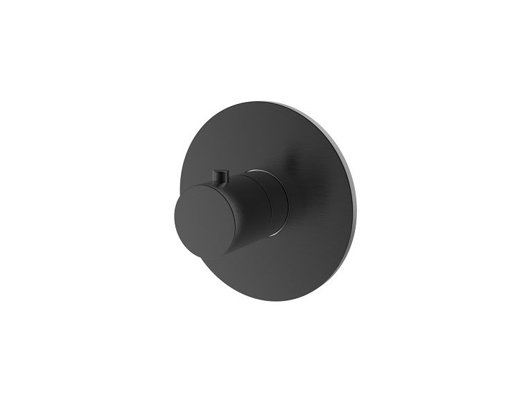 Regn losse inbouwthermostaat, gun metal black