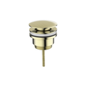 Regn pop-up wastafelafvoerplug, geborsteld champagne