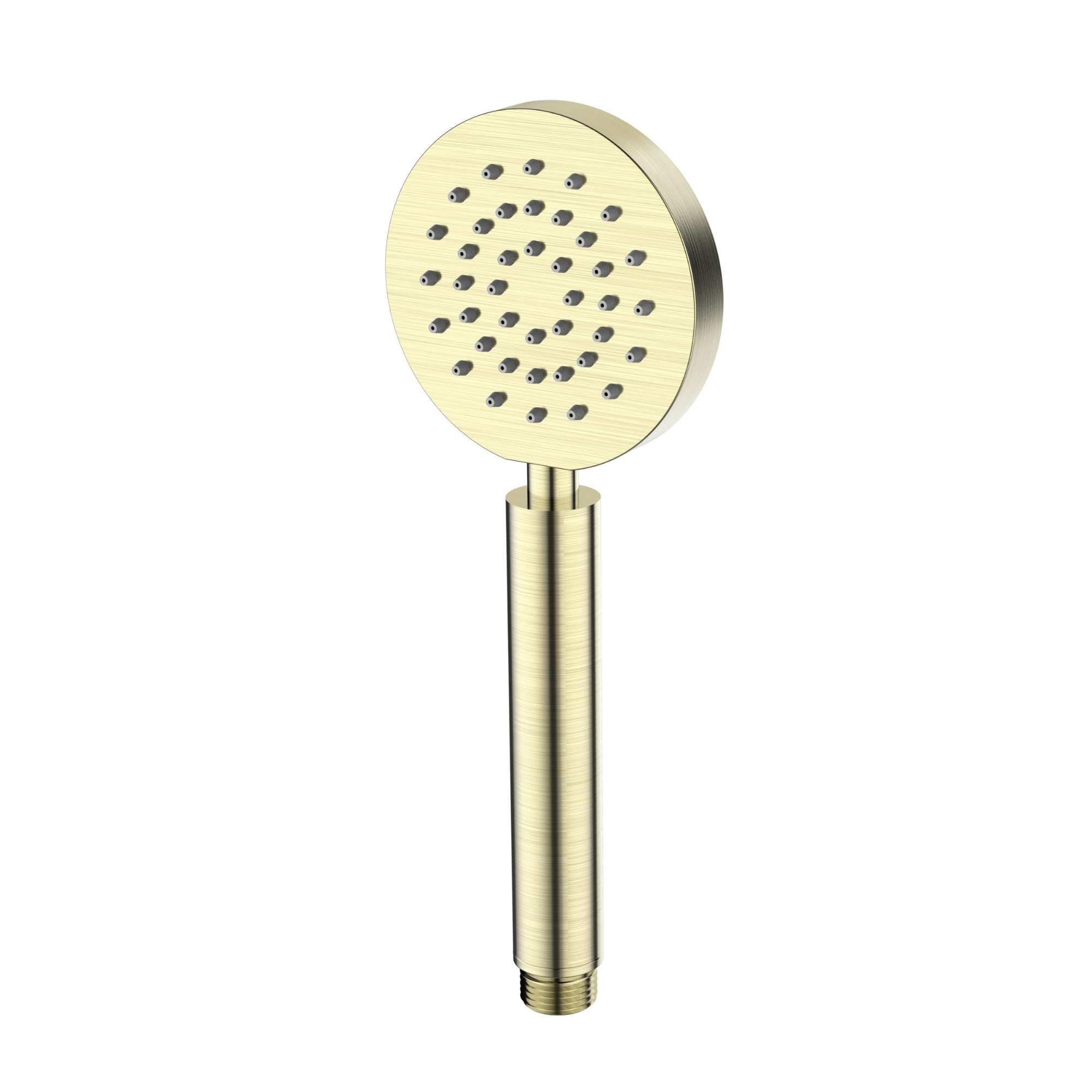 Regn handdouche rond, geborsteld champagne