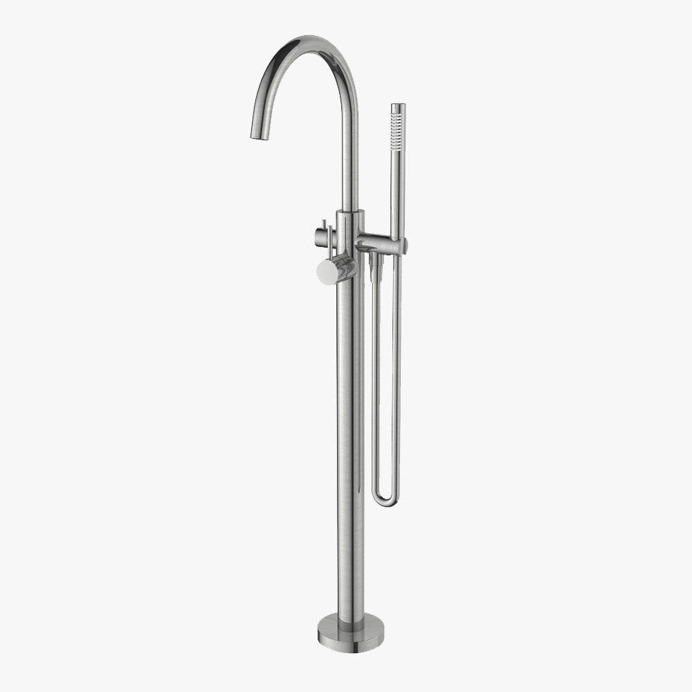 Regn doucheslang 125cm, geborsteld nikkel