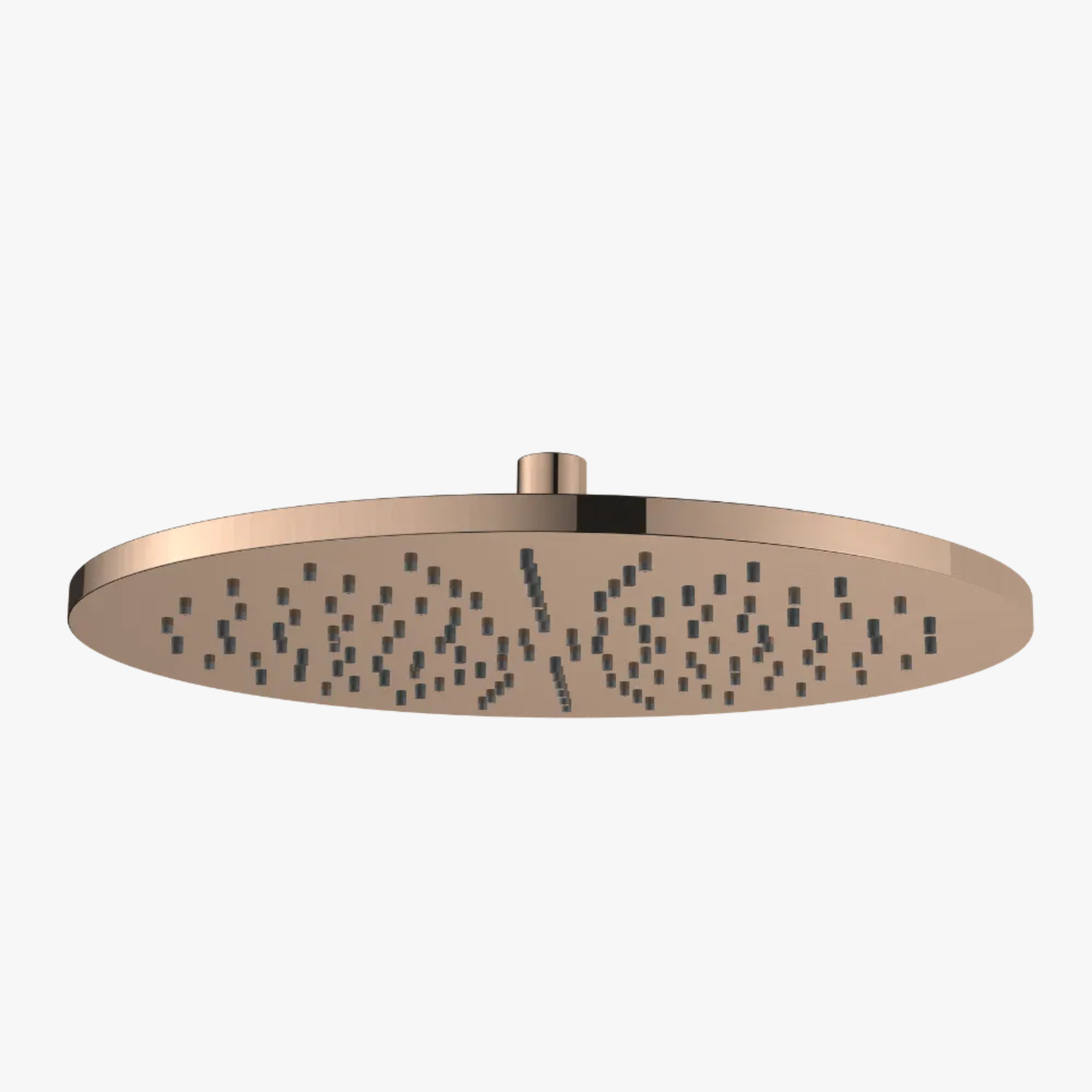 Regn hoofddouche 25cm, geborsteld koper
