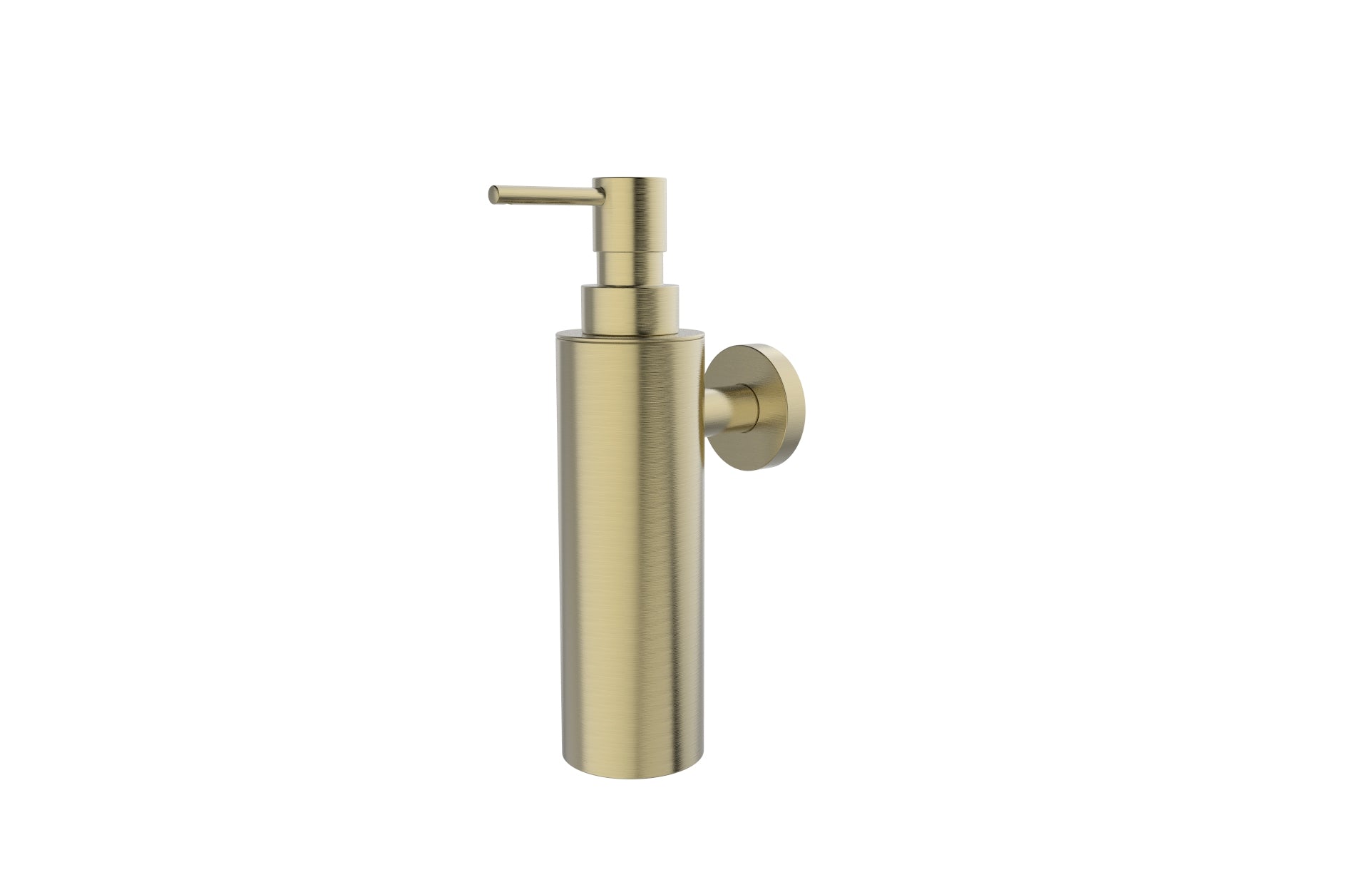 Regn zeepdispenser, geborsteld goud