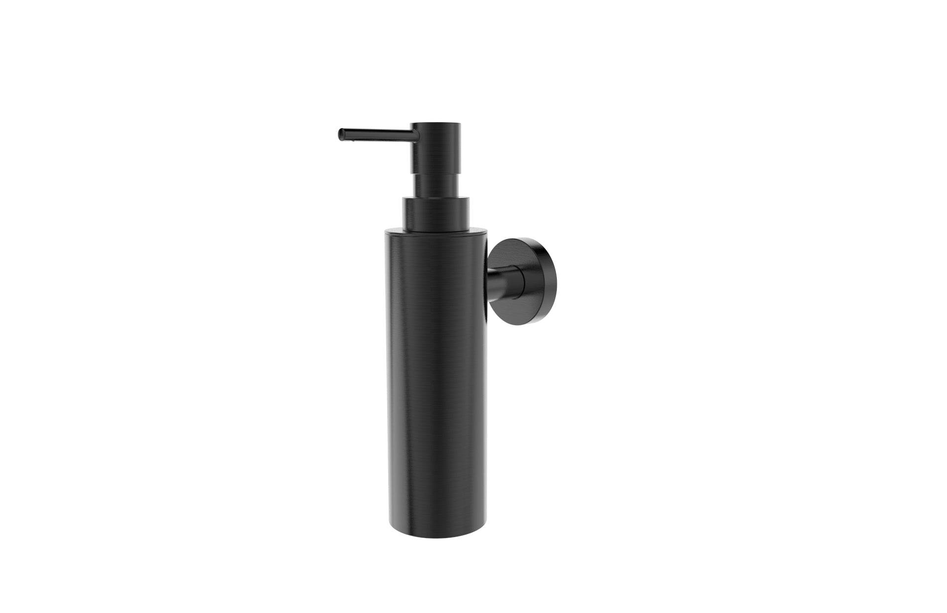Regn zeepdispenser, gun metal black
