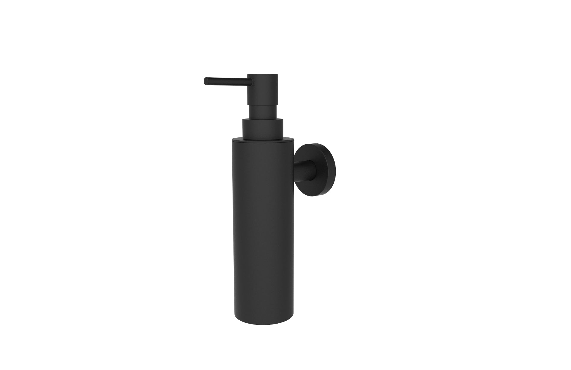 Regn zeepdispenser, mat zwart