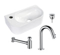 Regn fonteinset opbouw links, Chroom