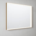 Regn spiegel frame 120cm, messing