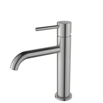 Regn wastafelmengkraan medium met coldstart brushed nickel 10020BN